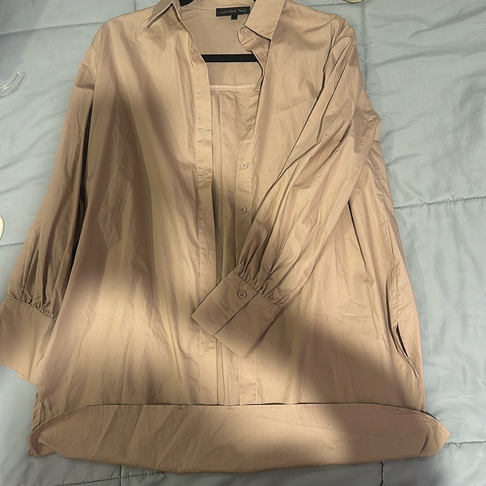 Love & Other Things Beige Tunic